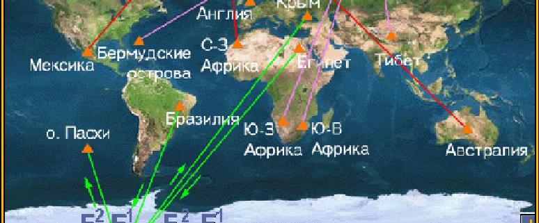 Карта пирамид мира