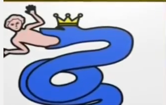 герб с ребёнком из змеи