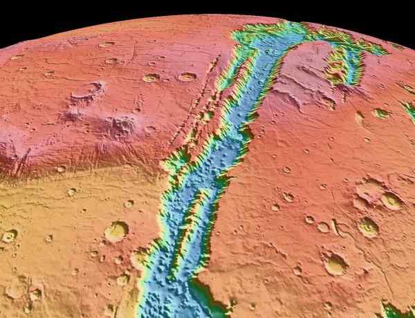 канал на Марсе