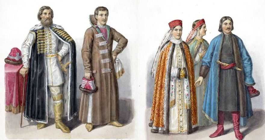 Допетровская одежда